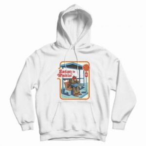 Satan is Waitin Bus Vintage Hoodie