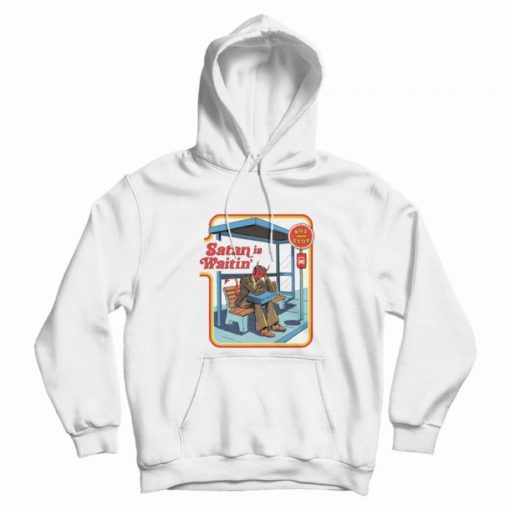 Satan is Waitin Bus Vintage Hoodie Satan is Waitin Bus Vintage Hoodie