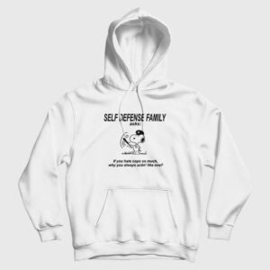 Self Defense Family Snoopy Cops Hoodie