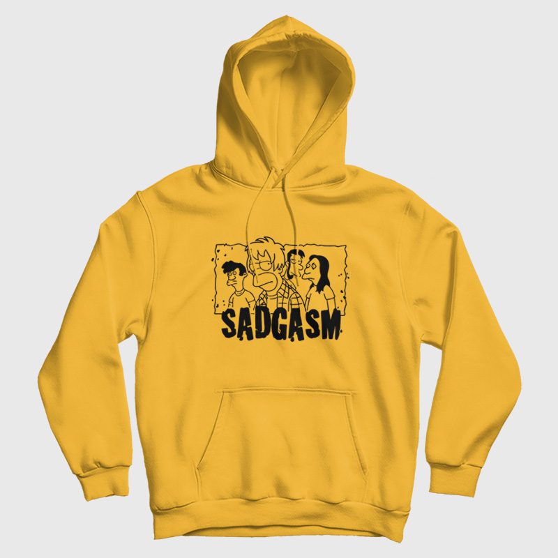 Simpsons Sadgasm Bart Family Hoodie Simpsons Sadgasm Bart Family Hoodie