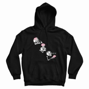 Skeleton Shut Up Brain Hoodie