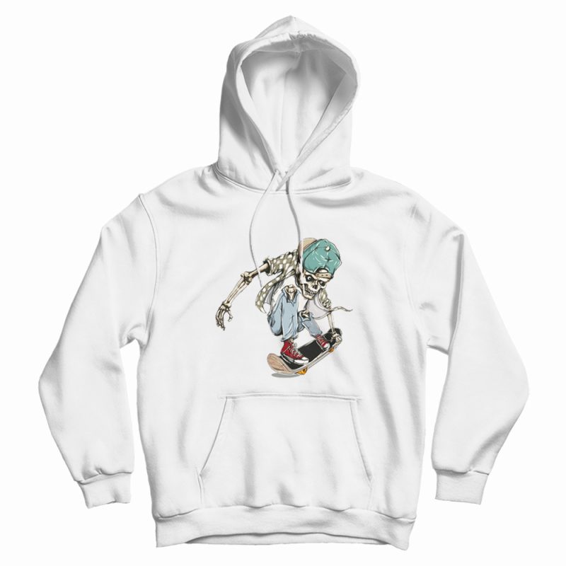 Skeleton Skateboarding Hoodie Skeleton Skateboarding Hoodie