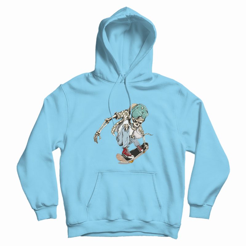 Skeleton Skateboarding Hoodie Skeleton Skateboarding Hoodie