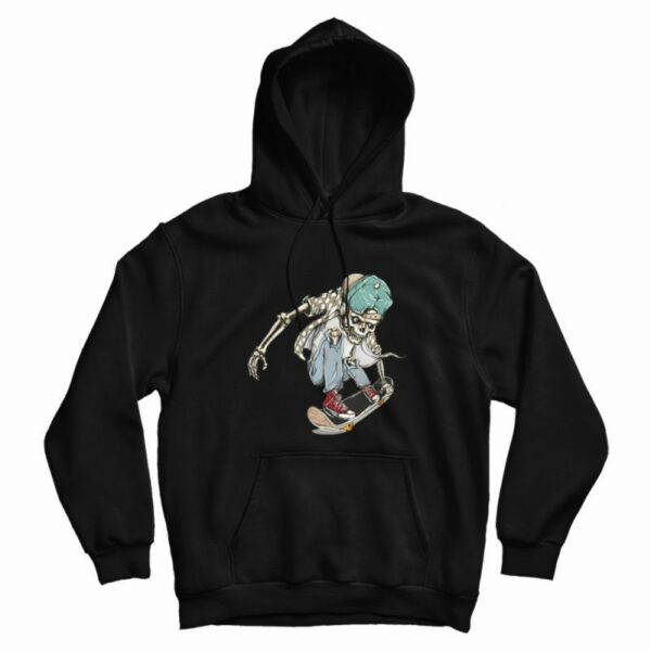 Skeleton Skateboarding Hoodie
