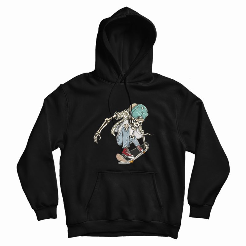 Skeleton Skateboarding Hoodie Skeleton Skateboarding Hoodie