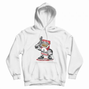Smoking Kills Cartoon Character Hoodie