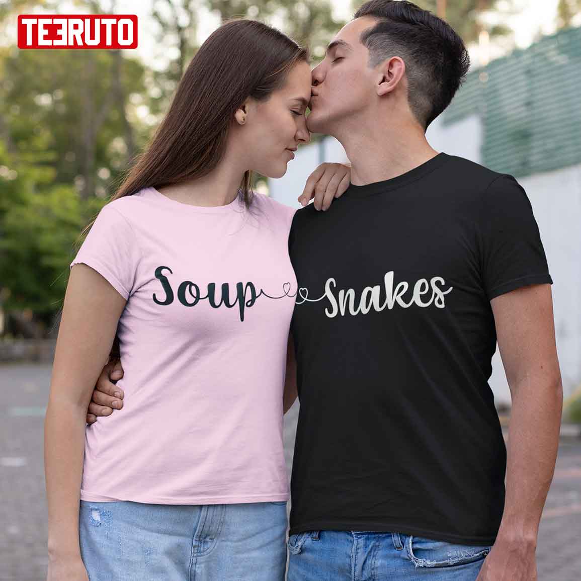 Snakes Soup Couple Matching Valentine's Day T-Shirt Snakes Soup Couple Matching Valentine's Day T-Shirt