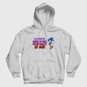 Sonic I Cleaned My Room So Well That Only Trash Left Is Me Hoodie