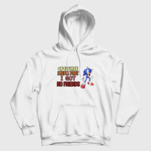 Sonic Of Course I Reply Fast I Got No Friends Hoodie