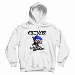 Sonic Says No To Fascists and Racism Hoodie