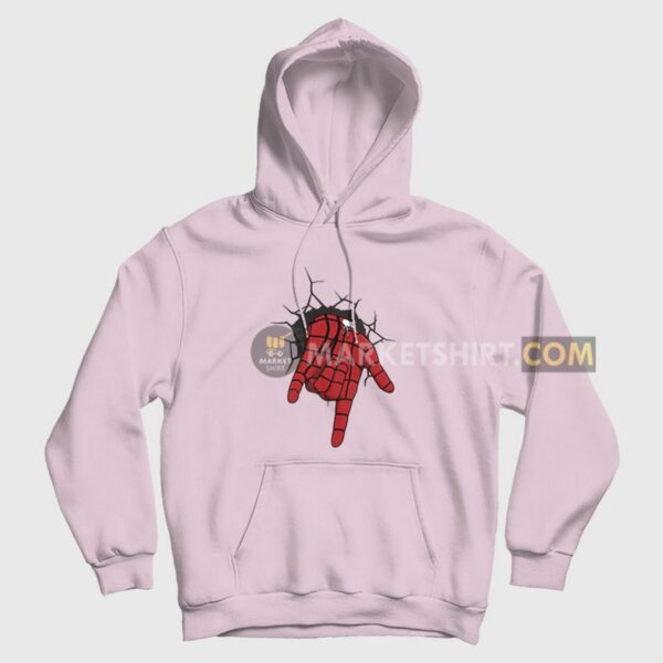 Spiderman Love You I Love You Sign Language Hoodie