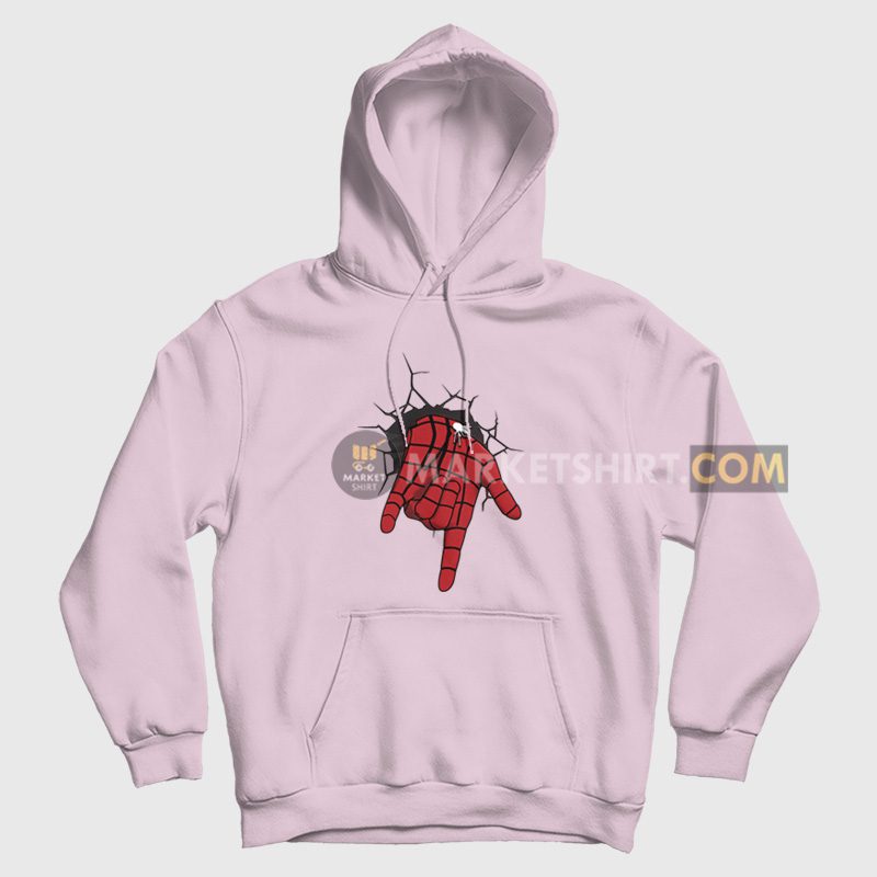 Spiderman Love You I Love You Sign Language Hoodie Spiderman Love You I Love You Sign Language Hoodie