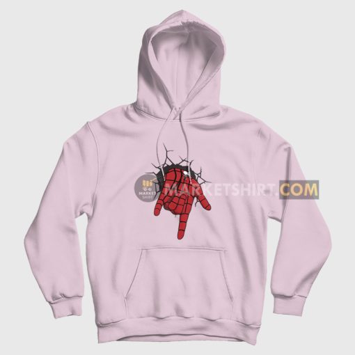 Spiderman Love You I Love You Sign Language Hoodie Spiderman Love You I Love You Sign Language Hoodie