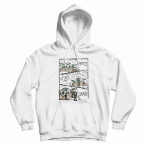 Star Wars Mandalorian Baby Yoda The Child Protect Attack Snack Hoodie