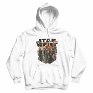 Star Wars The Mandalorian Group Poster Hoodie