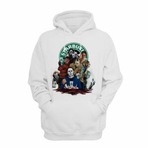 Starbucks Coffee Horror Film Characters Hoodies