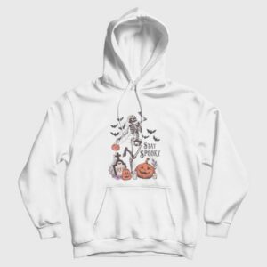 Stay Spooky Halloween Skeleton Hoodie 3