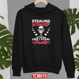 Stealing Hearts Like I Steal Pucks Unisex T Shirt 3