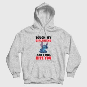 Stitch Touch My and I Will Bite You Hoodie 3