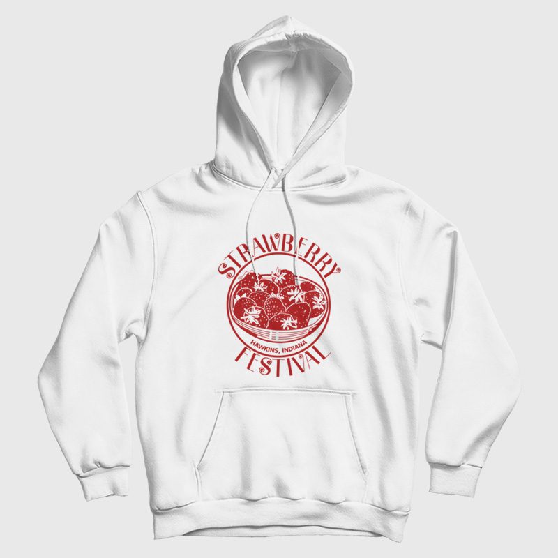 Strawberry Festival Hawkins Indiana Stranger Things Hoodie Strawberry Festival Hawkins Indiana Stranger Things Hoodie