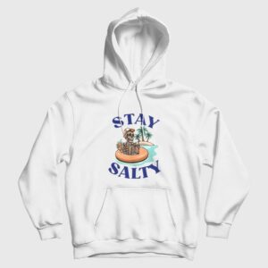 Summer Vacation Skeleton Stay Salty Hoodie