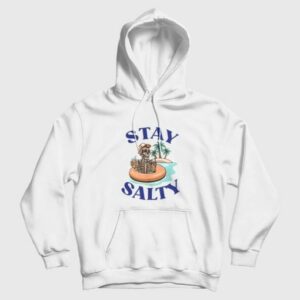 Summer Vacation Skeleton Stay Salty Hoodie 3