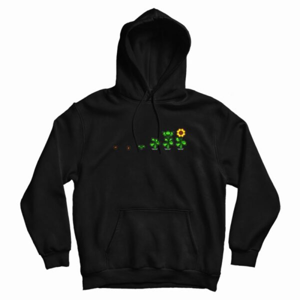 Sun Flower Stardew Valley Pixel Flower Hoodie