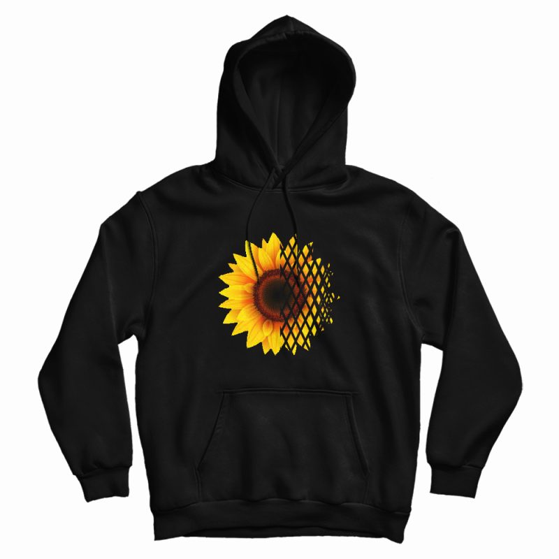 Sunflower Square Design Hoodie Sunflower Square Design Hoodie