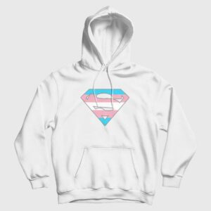 Superman Logo Trans Rights Are Human Rights Hoodie