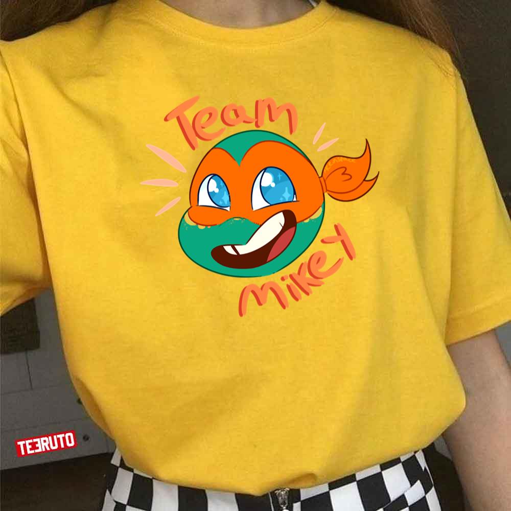 Team Mikey Teenage Mutant Ninja Turtles Unisex T-Shirt Team Mikey Teenage Mutant Ninja Turtles Unisex T-Shirt