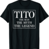 Thank You Tito T-Shirt The Man Myth Legend