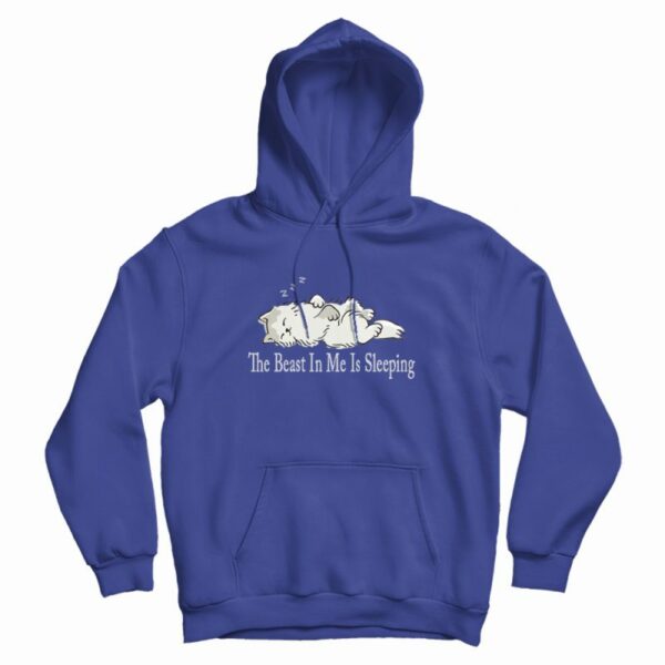 The Beast In Me Is Sleeping Cat Hoodie