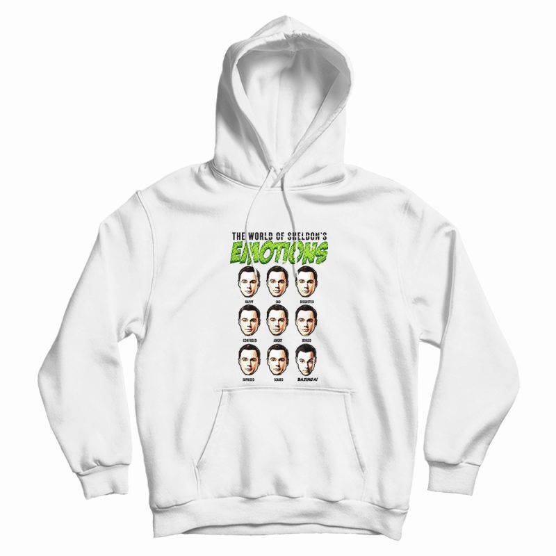 The Big Bang Theory World of Sheldon’s Emotions Hoodie The Big Bang Theory World of Sheldon’s Emotions Hoodie