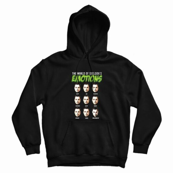 The Big Bang Theory World of Sheldon’s Emotions Hoodie