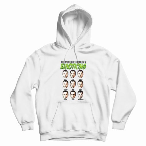 The Big Bang Theory World of Sheldon’s Emotions Hoodie The Big Bang Theory World of Sheldon’s Emotions Hoodie