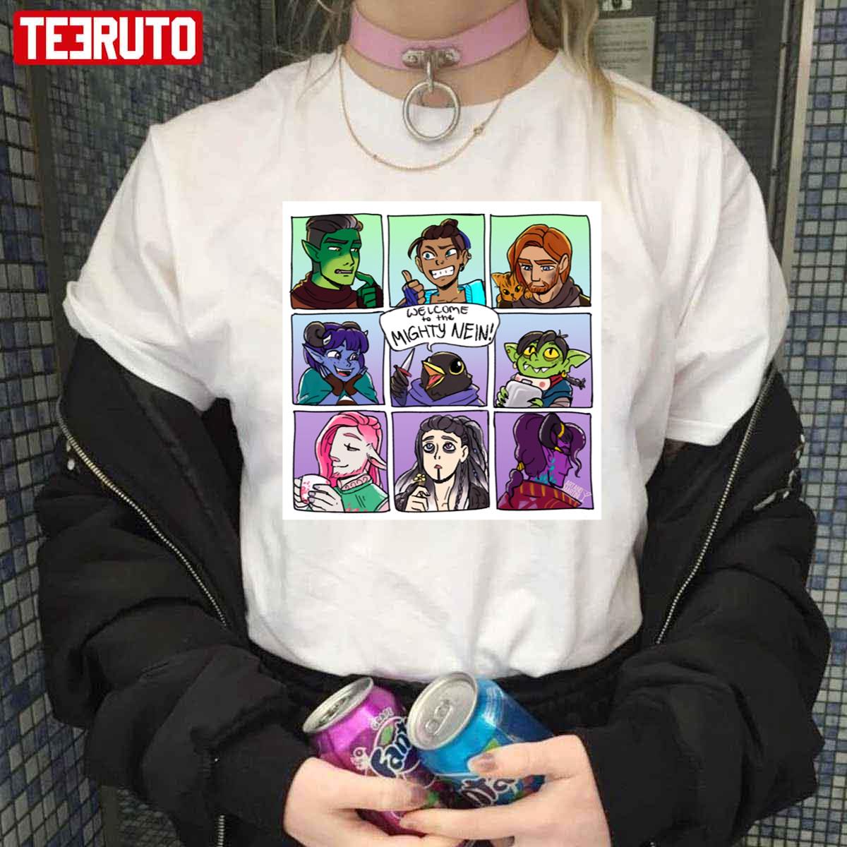 The Mighty Nein Unisex T-Shirt The Mighty Nein Unisex T-Shirt