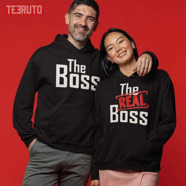 The Real Boss Couple Matching Valentine Hoodie