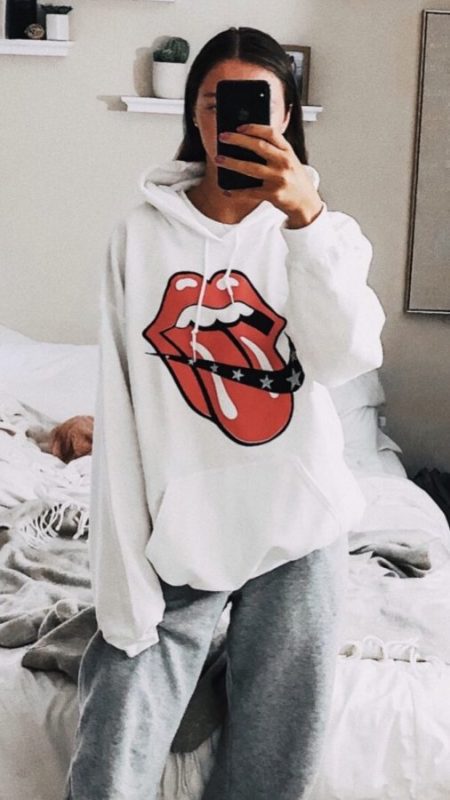 The Rolling Stones Logo Hoodie The Rolling Stones Logo Hoodie