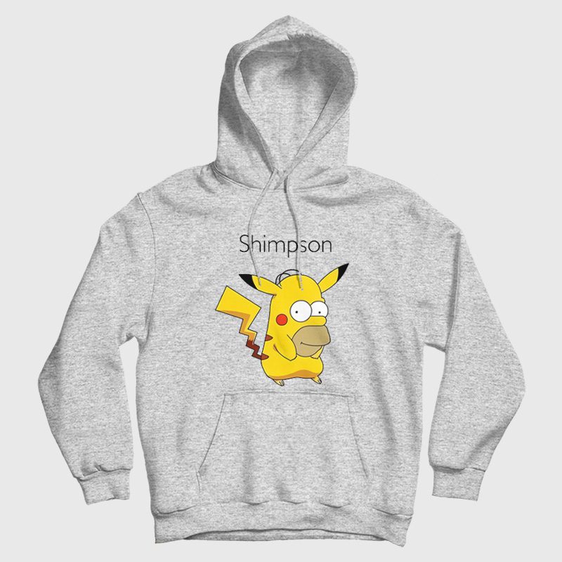 The Simpsons Homer Pikachu Hoodie The Simpsons Homer Pikachu Hoodie