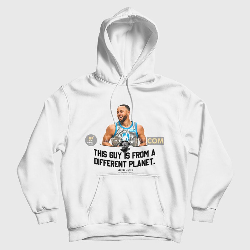 This Guy Is From A Different Planet Lebron On Stephen Hoodie This Guy Is From A Different Planet Lebron On Stephen Hoodie