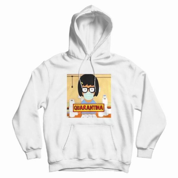 Tina Burger Quarantina Toilet Paper Hoodie