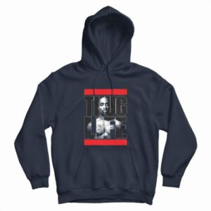 Tupac Thug Life Run Dmc Parody Hoodie