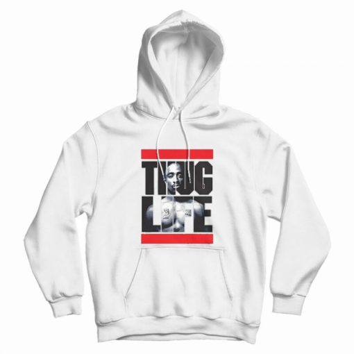 Tupac Thug Life Run Dmc Parody Hoodie Tupac Thug Life Run Dmc Parody Hoodie