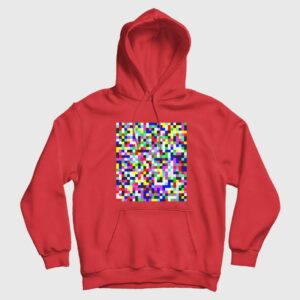 Tv Pixel Noise Grain Screen Vector Glitch Effect Hoodie