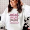 Valentine’s Day Mini Pink Leopard Unisex Sweatshirt Unisex T-Shirt