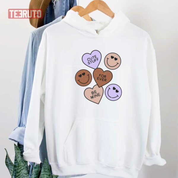 Valentine’s Day Candy Hearts Unisex Sweatshirt Unisex T-Shirt