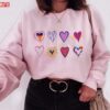 Valentines Day For Teachers Love Hearts Unisex Sweatshirt