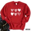 Valentines Day Heart Shapes Draw Unisex Sweatshirt Unisex T-Shirt