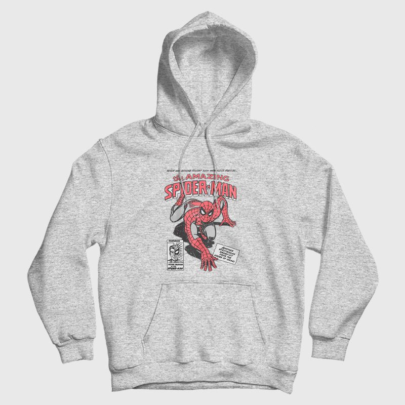 Vintage 90s The Amazing Spider Man Hoodie Vintage 90s The Amazing Spider Man Hoodie
