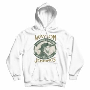 Waylon Jennings Vintage 70’s Style Hoodie